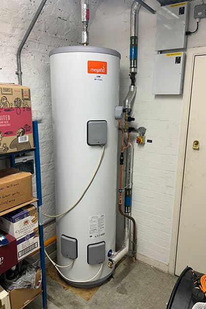 New 210L Megaflo in a commercial property