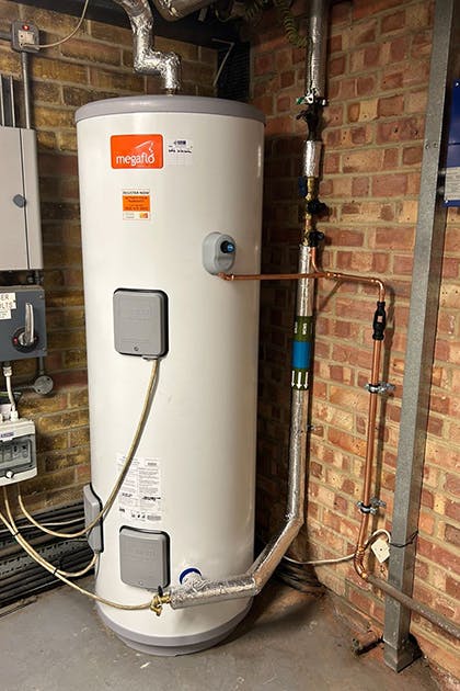 New 250L Megaflo in a commercial property